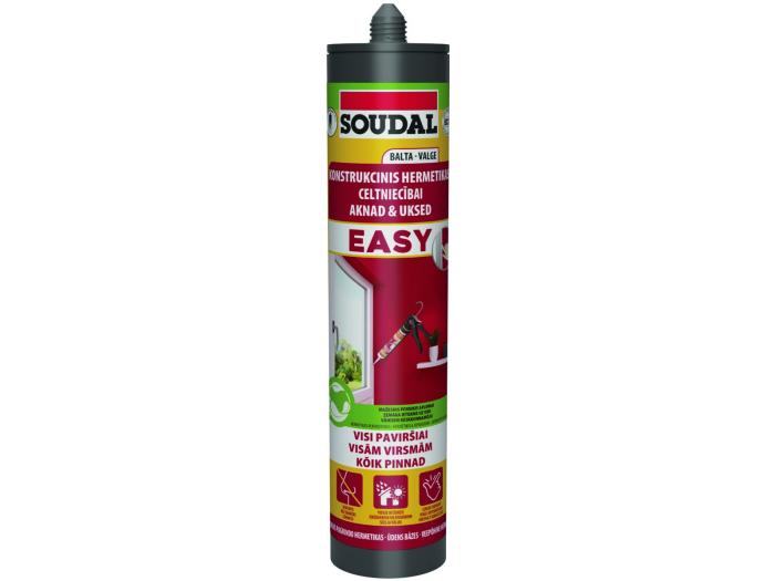 Hermeetik Easy Aknad & Uksed Valge 290ml