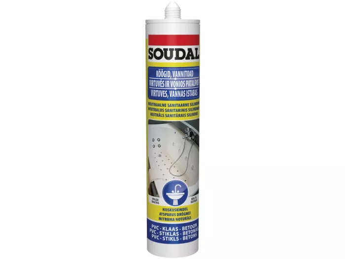 Sanitaarne akrüülhermeetik Valge 280ml
